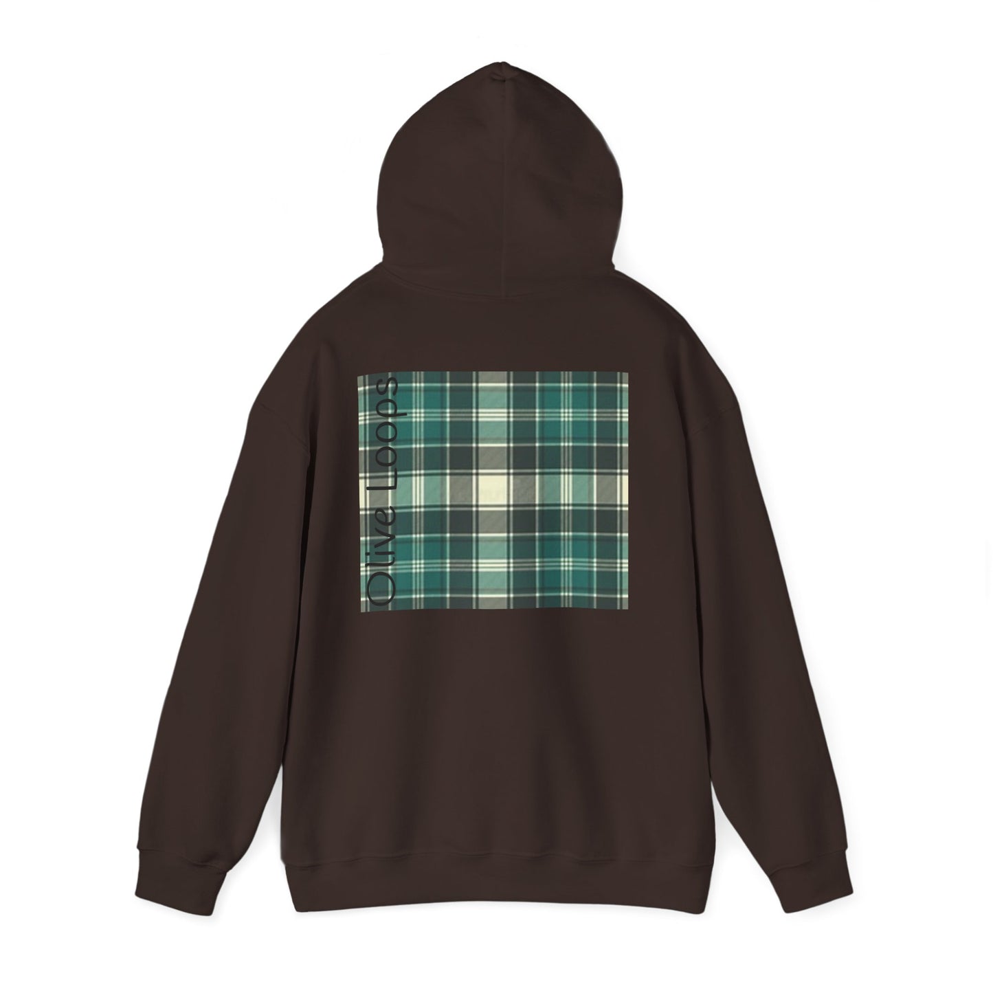 Olive Loops: Cozy Plaid Hoodie