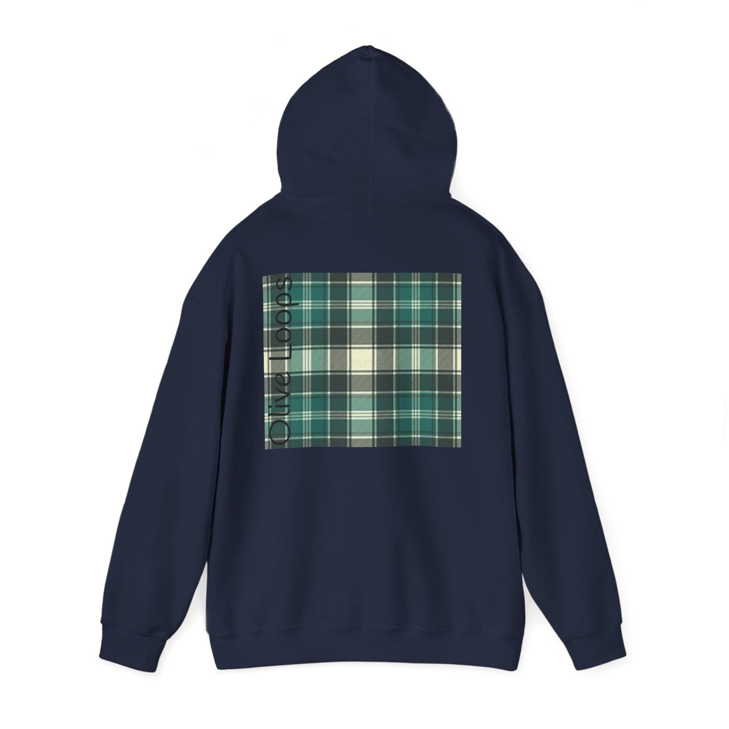 Olive Loops: Cozy Plaid Hoodie