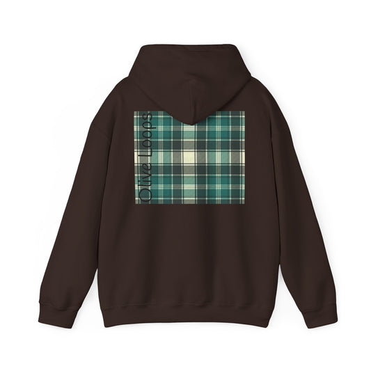 Olive Loops: Cozy Plaid Hoodie